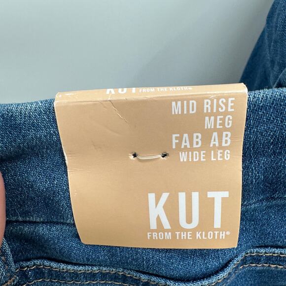 KUT FROM THE KLOTH NWT Meg Fab Ab Wide Leg Denim Jean // 16 - Picture 10 of 12